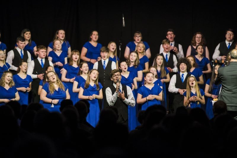 Other image for Choirs were on song at Metrodome